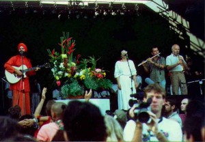 Rio Earth Summit 1992 playing with Paul Winter